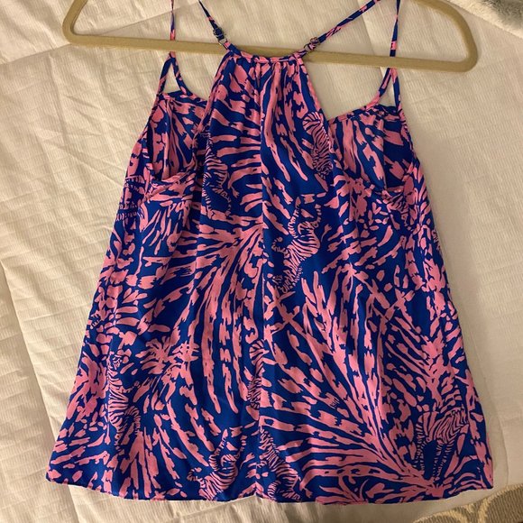 Lilly Pulitzer Flowy Zebra Tank Top - Picture 2 of 3